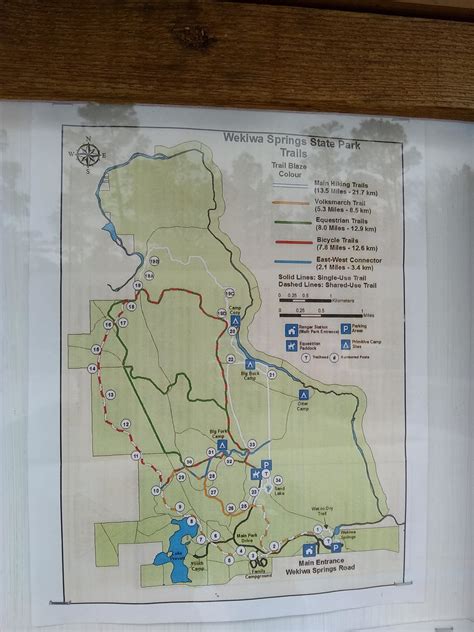 Wekiwa Springs State Park Mountain Bike Trail in Apopka, Florida - Directions, Maps, Photos, and ...