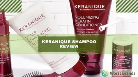 Keranique Shampoo Review 2024 - Is It Worth It? - Worst Brands