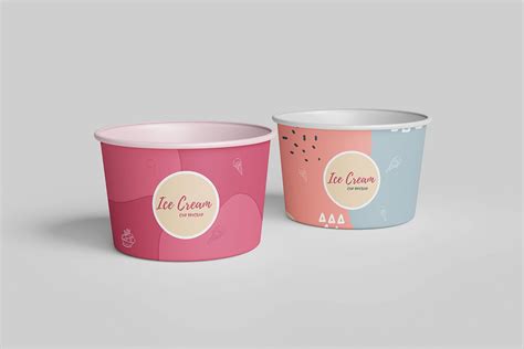 Ice Cream Cup Mockup - Design Cuts