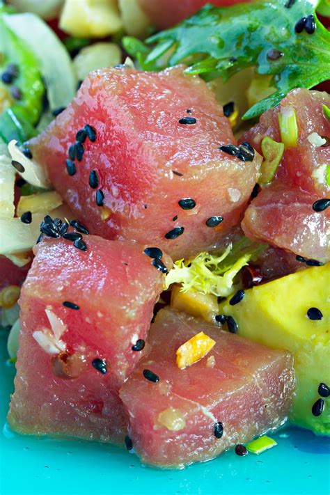 My Paleo Marin : Aloha! Ahi Tuna Poke Salad - Part 1