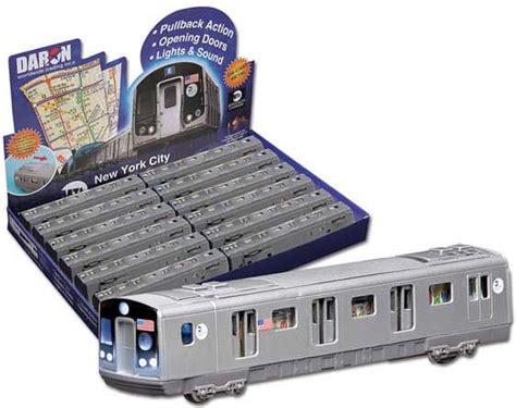 New York City MTA Subway Battery Operated Train Set With Track (3 ...