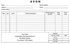 Free Printable Avon - Printable JD