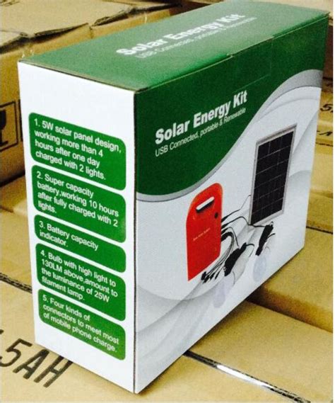 Mini Solar Home System Portable Solar Energy Kit Solar Generator with 2 Bulbs Battery Outdoor ...