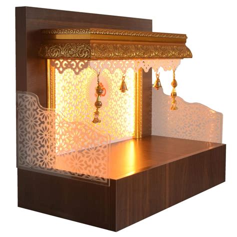 Buy The Mandir Store Designer Wooden Mandir for Home/Temple Home/Pooja ...