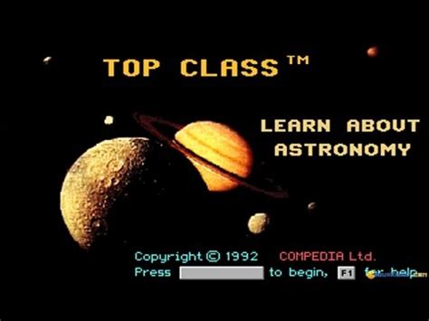 Learn about Astronomy gameplay (PC Game, 1993) - YouTube