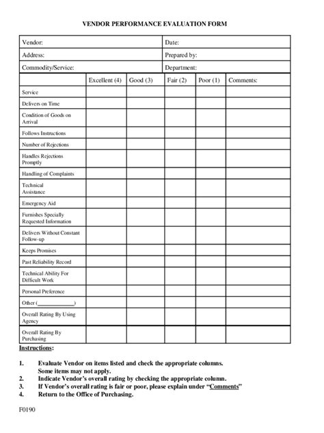 Supplier Evaluation Form - 2 Free Templates in PDF, Word, Excel Download