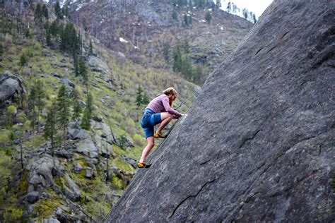 Man Climbing on Rock Mountain · Free Stock Photo