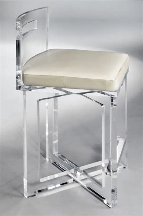 Buy Muniz Candy Acrylic Modern Low Back Bar Stool • Free shipping!