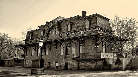 CNJ Bethlehem Train Station Photograph by Bill Cannon - Fine Art America