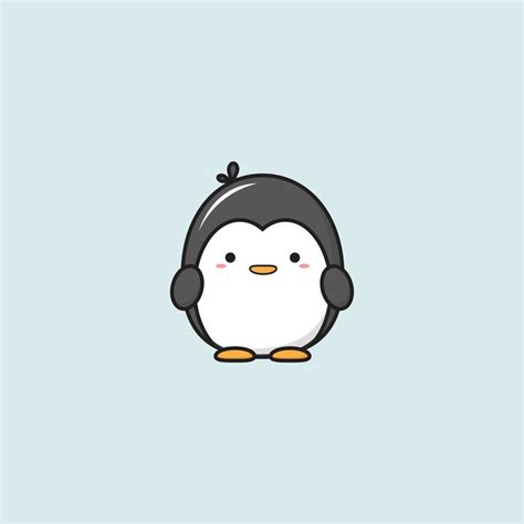 "Cute Baby Penguin" Poster for Sale by ennbe | Cute penguin cartoon, Cute penguins, Cute cartoon ...