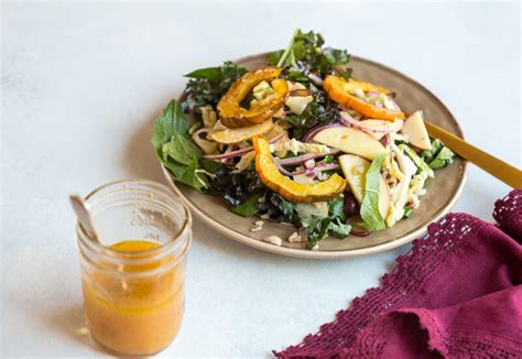 Winter Greens Salad with Citrus Vinaigrette | Love & Zest