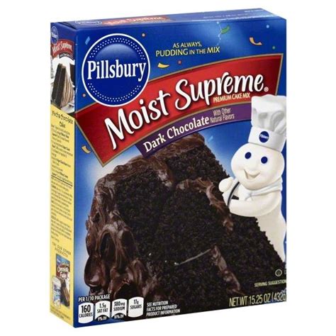 Pillsbury Moist Supreme Dark Chocolate Cake Mix | Hy-Vee Aisles Online Grocery Shopping