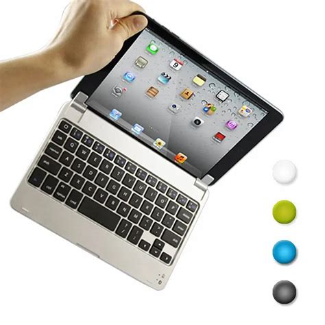 For IPAD MINI 1 2 3 bluetooth keyboard Slim Aluminum Bluetooth Keyboard ...