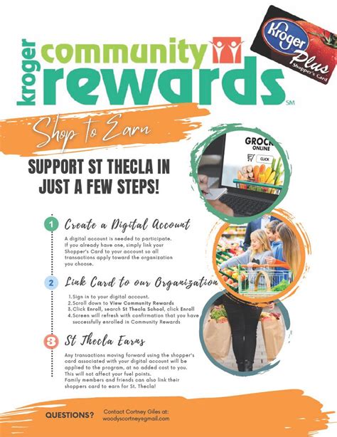 Kroger Rewards – St. Thecla School