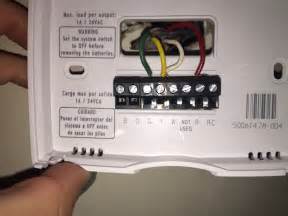 electrical - Thermostat Where Do The Two Wires From Condenser Go? - Home Improvement Stack Exchange