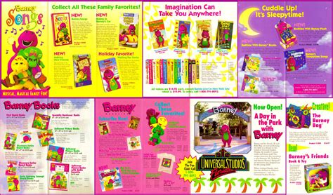 Barney Songs Product Pamphlet by BestBarneyFan on DeviantArt