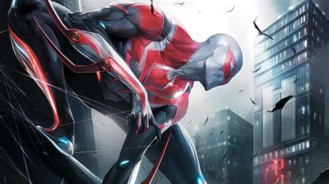 Spiderman 2099, spiderman, superheroes, HD wallpaper | Peakpx