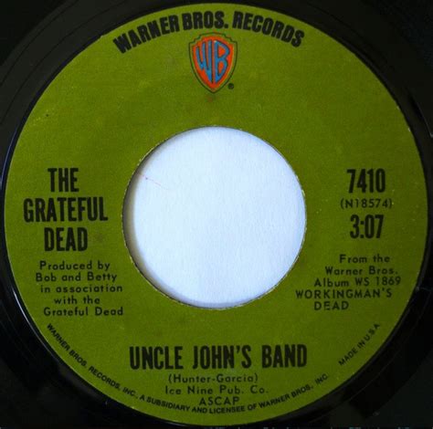 The Grateful Dead – Uncle John's Band (1970, Vinyl) - Discogs