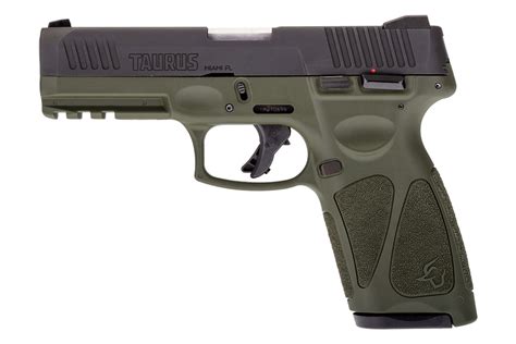 Shop Taurus G3 9mm Striker-Fired Pistol with OD Green Frame for Sale Online | Vance Outdoors