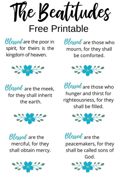 The Beatitudes Catholic Version