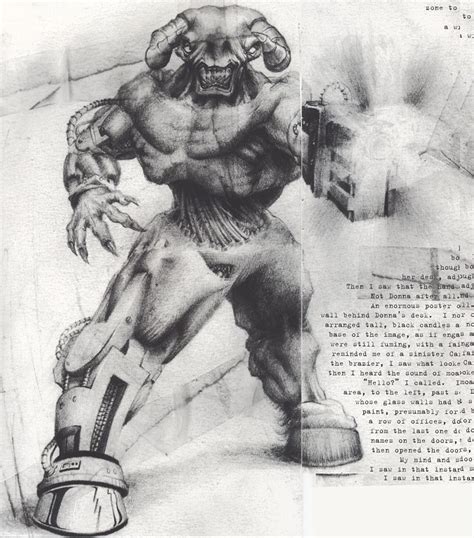 Concept art of Cyberdemon : r/Doom