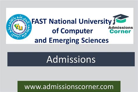 FAST National University Islamabad Admissions Spring 2023