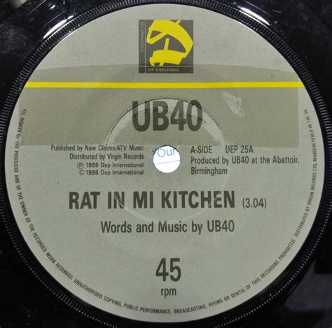 UB40 - Rat In Mi Kitchen (1986, Vinyl) | Discogs