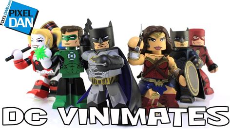 DC Justice League Vinimates Diamond Vinyl Minimates Figures Video ...