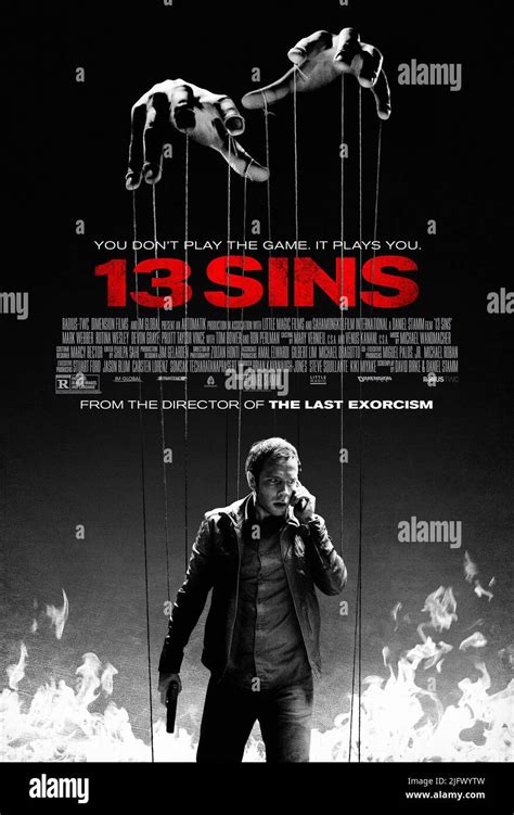 MOVIE POSTER, 13 SINS, 2014 Stock Photo - Alamy