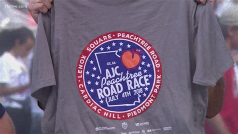 AJC Peachtree Road Race t-shirt design unveiled | 11alive.com