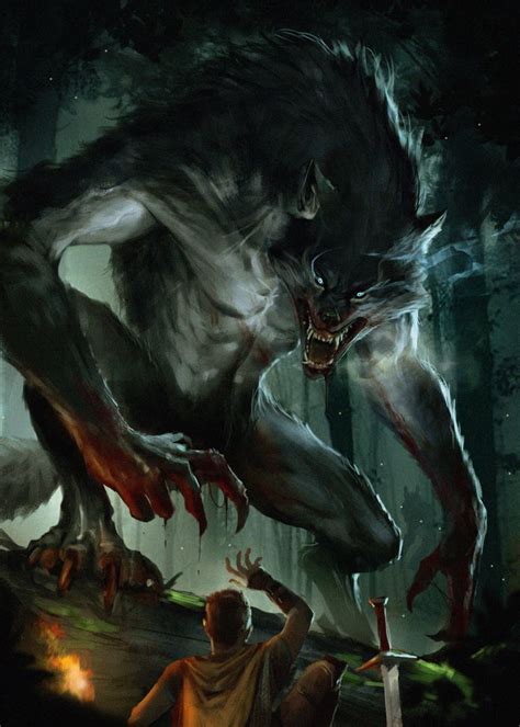 ArtStation - R.I.P, Duong ct | Werewolf art, Werewolf drawing, Mythical ...