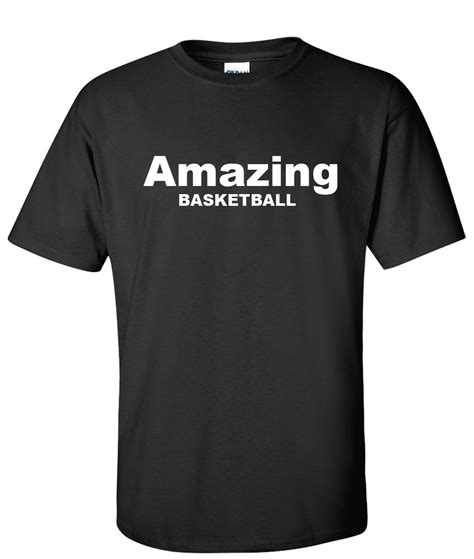 Amazing Basketball logo Graphic T Shirt – Supergraphictees