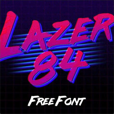 10+ Best Free 80's Fonts | Fuentes antiguas, Las mejores fuentes, Tipografía vintage