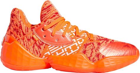 adidas Harden Vol. 4 Basketball Shoes in Orange for Men - Lyst