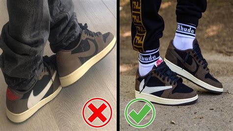 HOW TO STYLE TRAVIS SCOTT JORDAN 1 LOW | TRAVIS SCOTT JORDAN 1 LOW ON FEET - YouTube