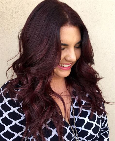 50 Striking Dark Red Hair Color Ideas — Bright Yet Elegant Check more at http://hairstylezz.com ...