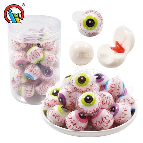 China China manufacturer halal gummy eyeball candy with jam ...