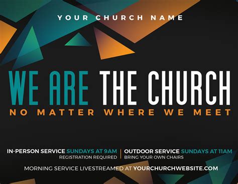 We Are The Church InviteCard - Church Invitations - Outreach Marketing