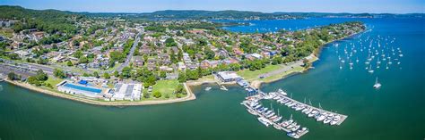 Gosford Sailing Club Panoramic Aerial (67752), photo, photograph, image | R a Stanley Landscape ...