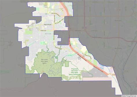 Map of Herriman city - Thong Thai Real