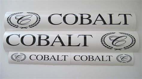 39" COBALT BOAT GRAPHICS KIT SKI DECAL STICKER SET | eBay