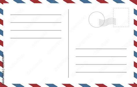 Printable Postcard Template