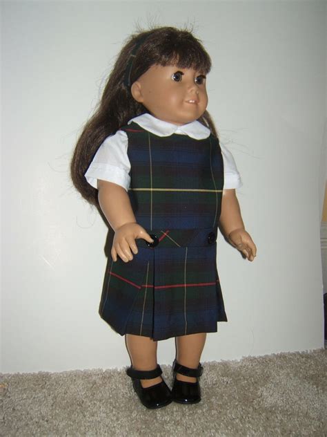American Girl Doll inspired School Uniform plaid 55 incl | Etsy