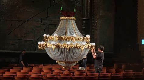 Phantom of the opera chandelier - YouTube