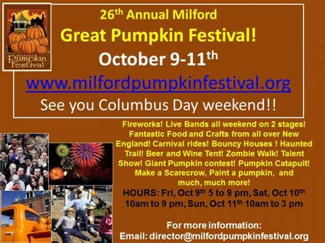 26th Annual Milford Pumpkin Festival - Milford, NH Patch