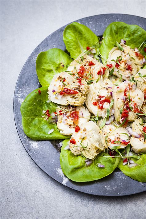 Peruvian Artichoke Heart Salad