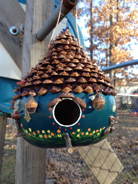 Gourd Fairy Birdhouse Gourds Diy, Gourds Crafts, Decorative Gourds ...