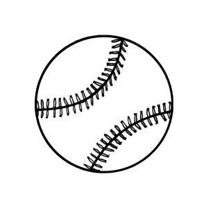 Softball Clipart Black And White Download these black and white ...