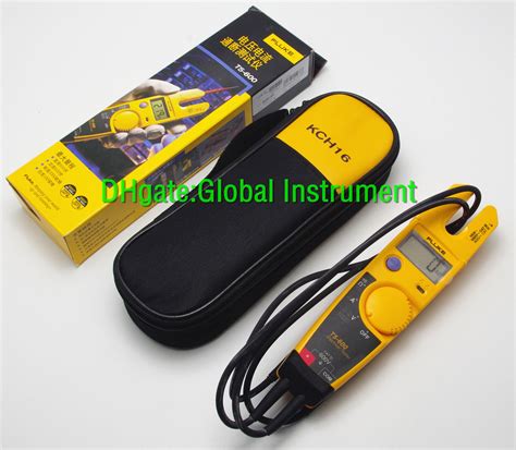 FLUKE T5-600 600 Voltage Current Electrical Tester +Soft Case KCH16 FLUKE T5-600 Clamp Meter ...