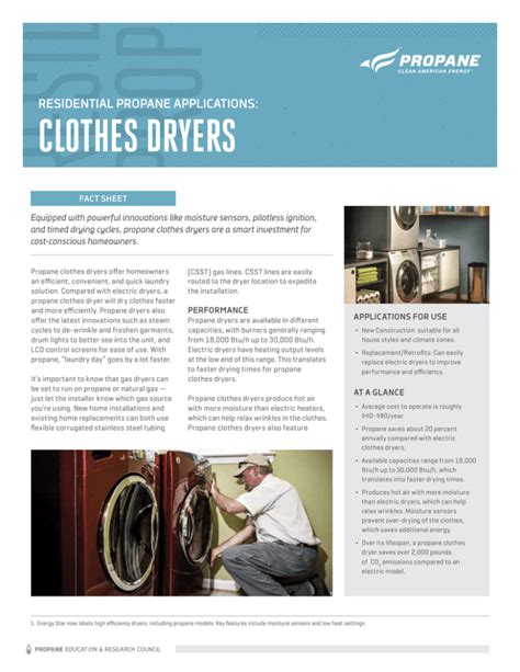 clothes dryers - BuildWithPropane.com